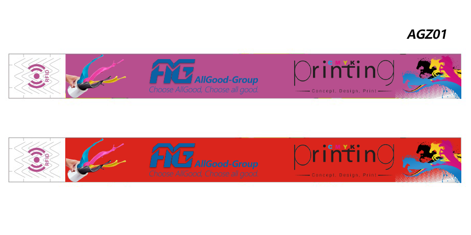 AllGood PP and Tyvek RFID Wristband - AGZ