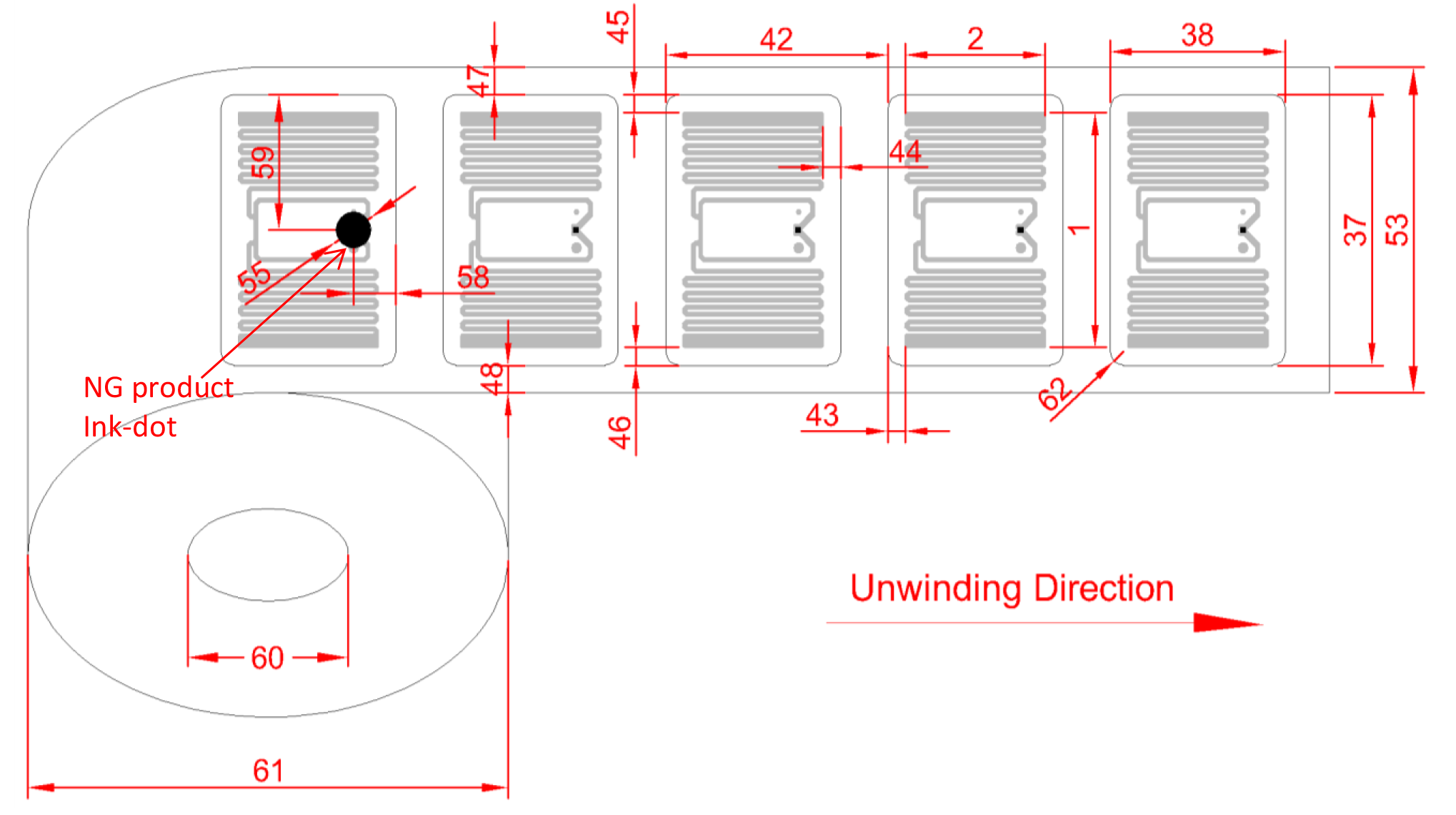 NXP UCode f7 Layout